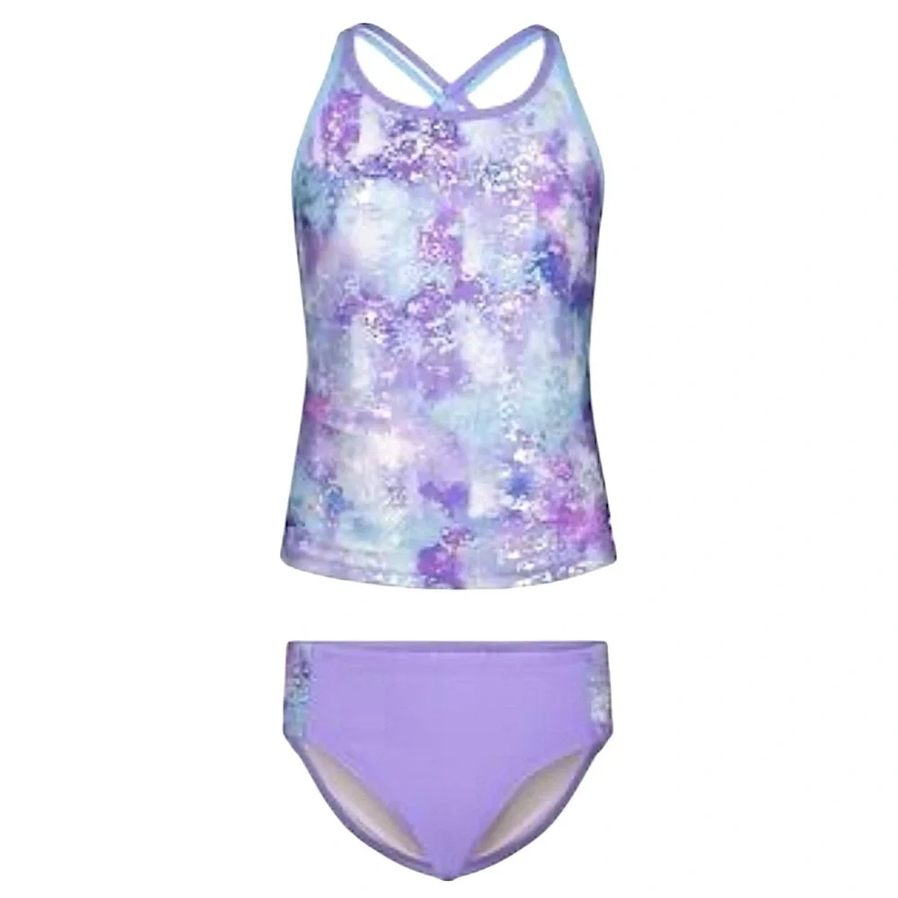 Under Armour Kids In The Mix Crossback Tankini Set